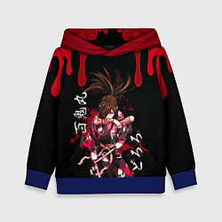 Толстовка-худи детская Аниме Дороро Dororo, Хяккимару, цвет: 3D-синий