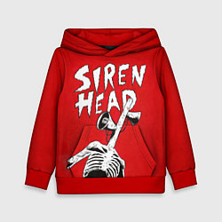 Толстовка-худи детская Red Siren Head, цвет: 3D-красный