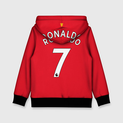 Детская толстовка Роналду Манчестер Юнайтед / 3D-Черный – фото 2