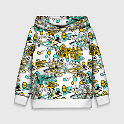 Детская толстовка Абстрактный современный узор в стиле граффити