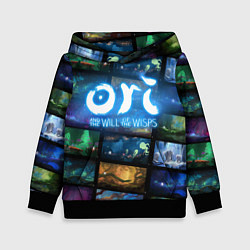 Толстовка-худи детская Ori and the Will of the Wisps, цвет: 3D-черный