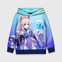 Толстовка-худи детская Genshin Impact, Кокоми, цвет: 3D-синий
