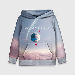 Толстовка-худи детская No mans sky, цвет: 3D-меланж