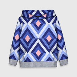 Толстовка-худи детская Узор, цвет: 3D-меланж