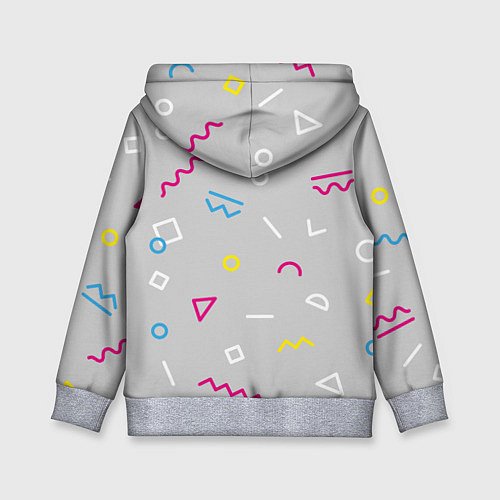 Детская толстовка Котик / 3D-Меланж – фото 2