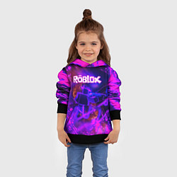 Толстовка-худи детская MUSIC ROBLOX РОБЛОКС Z, цвет: 3D-черный — фото 2