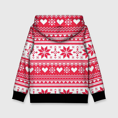 Детская толстовка Новогодний уют / 3D-Черный – фото 2