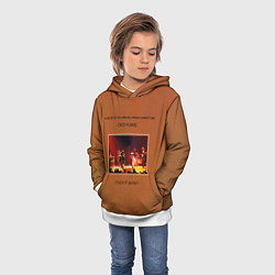 Толстовка-худи детская Made in Japan - Deep Purple, цвет: 3D-белый — фото 2