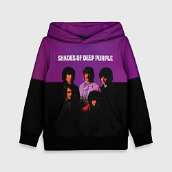 Толстовка-худи детская Shades of Deep Purple, цвет: 3D-черный