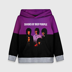Толстовка-худи детская Shades of Deep Purple, цвет: 3D-меланж