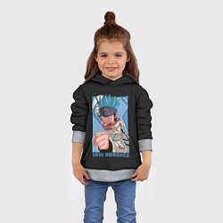 Толстовка-худи детская Хорокеу, цвет: 3D-меланж — фото 2