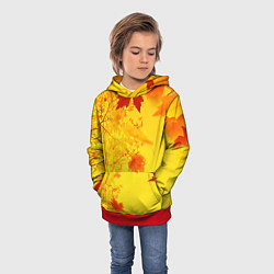 Толстовка-худи детская ОСЕННИЕ ЦВЕТА ЗОЛОТАЯ ОСЕНЬ, цвет: 3D-красный — фото 2