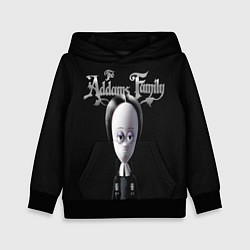 Толстовка-худи детская Семейка Аддамс Addams Family, цвет: 3D-черный