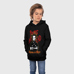Толстовка-худи детская Punks Not Dead КиШ, цвет: 3D-черный — фото 2
