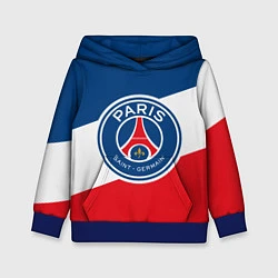Толстовка-худи детская Paris Saint-Germain FC, цвет: 3D-синий