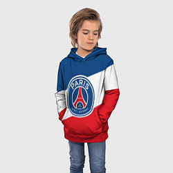 Толстовка-худи детская Paris Saint-Germain FC, цвет: 3D-красный — фото 2