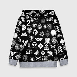 Детская толстовка DESTINY 2 PATTERN GAME LOGO ДЕСТИНИ 2 ПАТТЕРН СИМВ