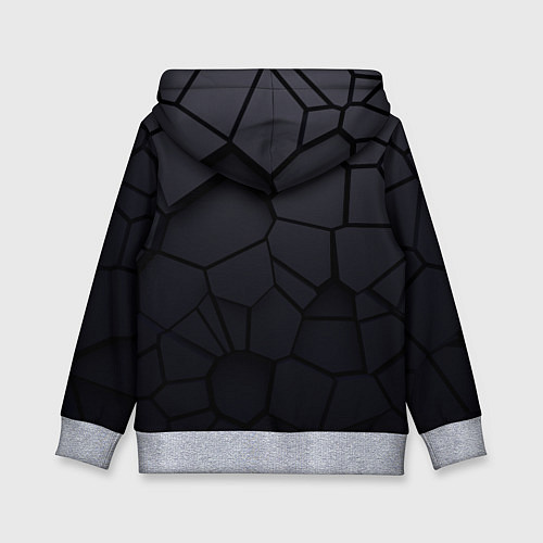 Детская толстовка Мерседес 3D плиты / 3D-Меланж – фото 2