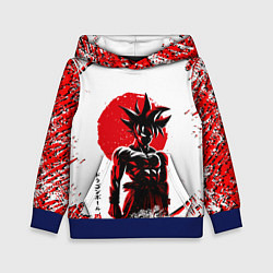 Толстовка-худи детская Dragon ball, цвет: 3D-синий