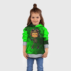 Толстовка-худи детская Psychonauts 2 Распутин, цвет: 3D-меланж — фото 2
