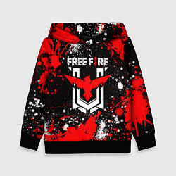 Детская толстовка Free Fire: Брызги и капли красок