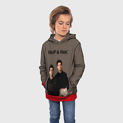 Толстовка-худи детская Rauf & Faik Рауф и Фаик, цвет: 3D-красный — фото 2