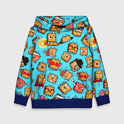 Толстовка-худи детская PAPER BAG CAT TOCA BOCA TOCA LIFE WORLD, цвет: 3D-синий