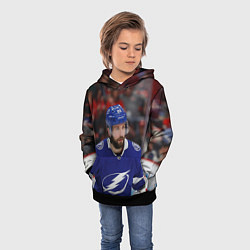 Толстовка-худи детская Никита Кучеров, НХЛ, цвет: 3D-черный — фото 2