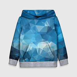 Толстовка-худи детская Цифровое небо, цвет: 3D-меланж