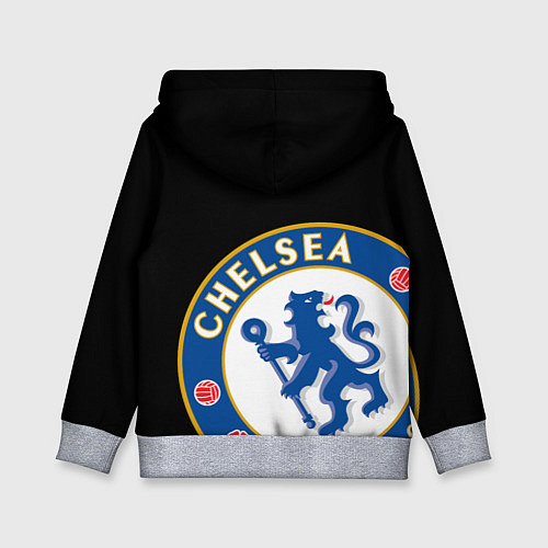 Детская толстовка ЧЕЛСИ CHELSEA BIG LOGO / 3D-Меланж – фото 2