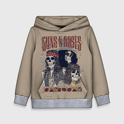 Толстовка-худи детская GNR Skeletons, цвет: 3D-меланж