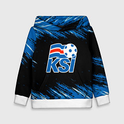 Толстовка-худи детская KSI ICELAND - сборная, цвет: 3D-белый