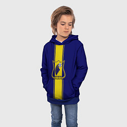 Толстовка-худи детская Ростов- жемчужина Юга, цвет: 3D-синий — фото 2