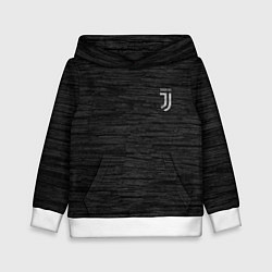 Толстовка-худи детская Juventus Asphalt theme, цвет: 3D-белый