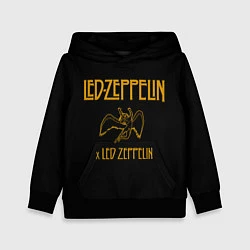 Толстовка-худи детская Led Zeppelin x Led Zeppelin, цвет: 3D-черный