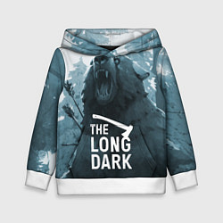 Толстовка-худи детская The Long Dark медведь, цвет: 3D-белый