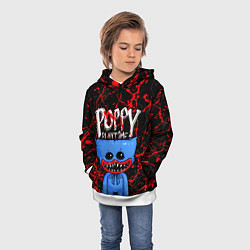 Толстовка-худи детская POPPY PLAYTIME ПОППИ ПЛЕЙТАЙМ ХАГГИ ВАГГИ BLOOD, цвет: 3D-белый — фото 2