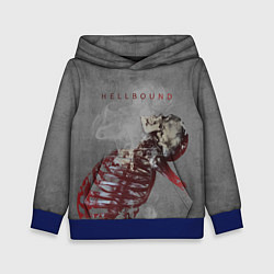Толстовка-худи детская Hellbound Новая истина, цвет: 3D-синий