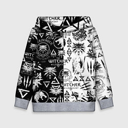 Детская толстовка THE WITCHER LOGOOMBING ВЕДЬМАК ПАТТЕРН