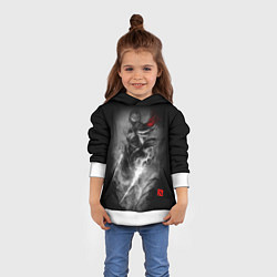 Толстовка-худи детская DOTA 2 ДОТА 2 ТЕНЬ, цвет: 3D-белый — фото 2
