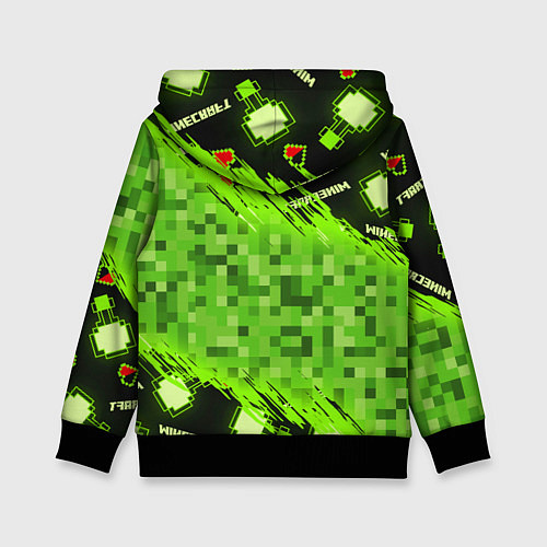 Детская толстовка MINECRAFT ART МАЙНКРАФТ АРТ / 3D-Черный – фото 2