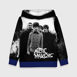 Толстовка-худи детская Группа Arctic monkeys, цвет: 3D-синий