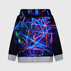Детская толстовка NEON LINES Glowing Lines Effect