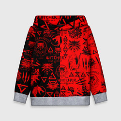 Детская толстовка THE WITCHER LOGOBOMBING BLACK RED