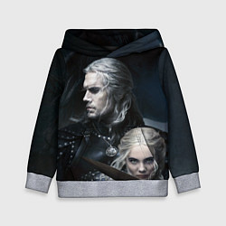 Толстовка-худи детская THE WITCHER 2 SEASON, цвет: 3D-меланж
