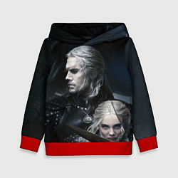 Толстовка-худи детская THE WITCHER 2 SEASON, цвет: 3D-красный