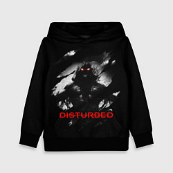 Толстовка-худи детская DISTURBED THE GUY ЛИЦО ДЕМОНА, цвет: 3D-черный