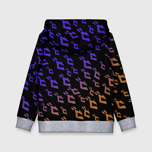 Детская толстовка JOJOS BIZARRE ADVENTURE PATTERN / 3D-Меланж – фото 2