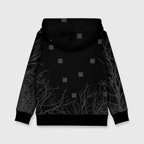 Детская толстовка ЭНДЕРМЕН МАЙНКРАФТ MINECRAFT / 3D-Черный – фото 2