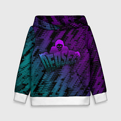 Толстовка-худи детская WATCH DOGS DED SEC NEON, цвет: 3D-белый